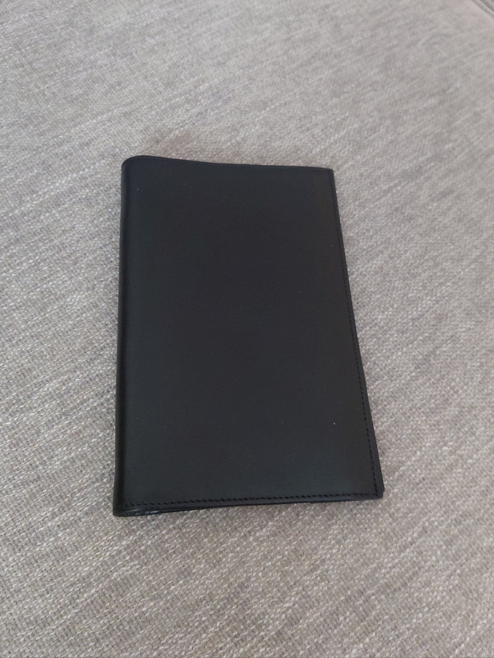 Hester Van Eeghen Amsterdam Black Multi Color Leather Slim Wallet